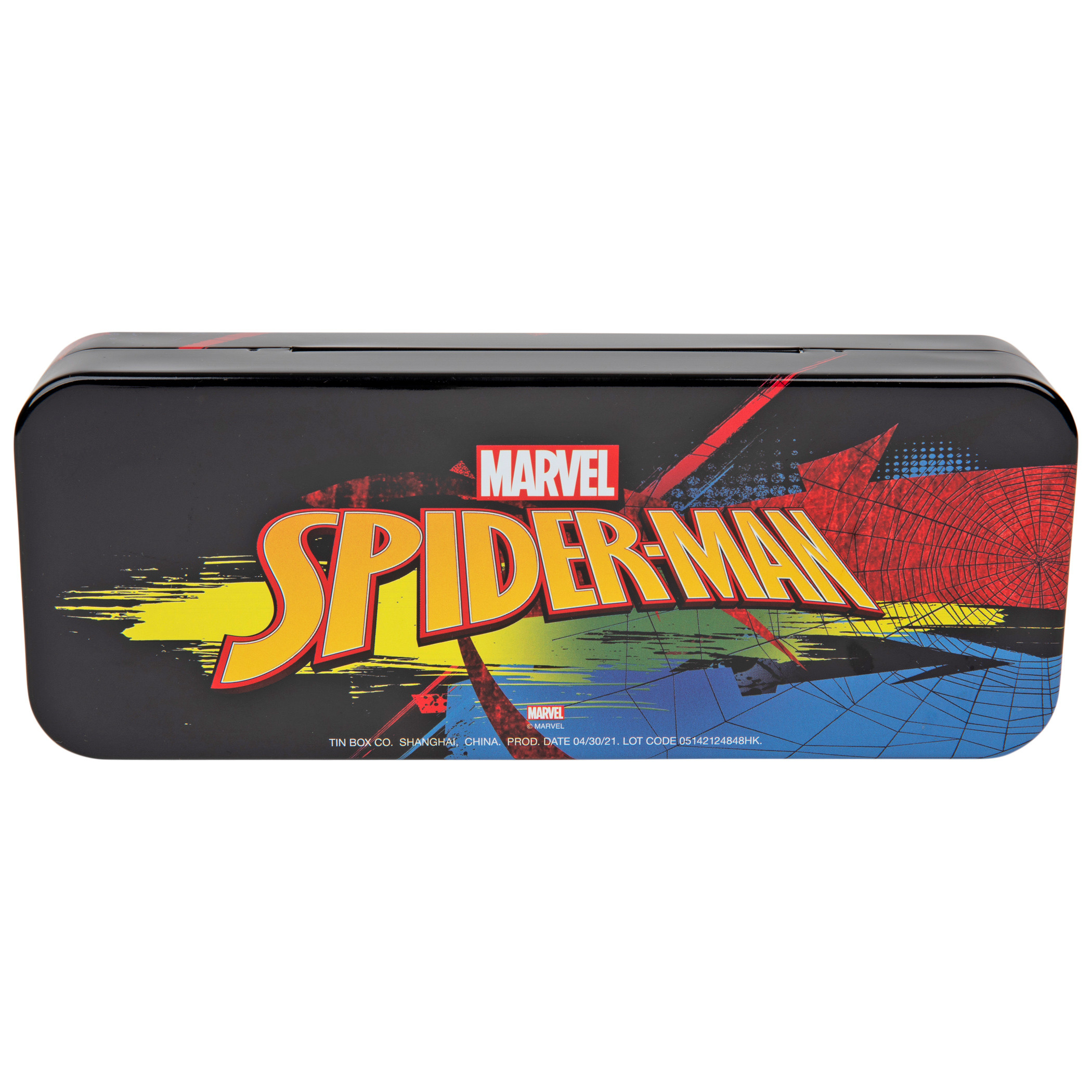 Marvel Comics Spider-Man Hero Black Pencil Box